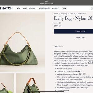 Parker Thatch Daily - NWT in Olive